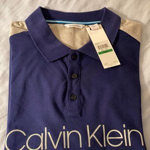 CALVIN KLEIN DENIM POLO INDIGO NIGHT COLOR